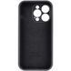 Силиконовый чехол с закрытой камерой для iPhone 14 Pro Max Black 666-00928 фото 4