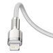 Кабель Baseus Cafule Series Metal Data Cable Type-C to iP PD 20W 2m White CATLJK-B02 фото 7