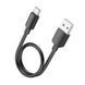 Кабель HOCO X96 Hyper 27W charging data cable Type-C (L=0.25M) Black 6942007609401 фото 1