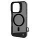 Чехол Kajsa Aluminium Shield with Magnetic Ring iPhone 16 Pro Black smoke 656-08132 фото 1