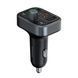 Автомобільний зарядний пристрій з FM-модулятором Baseus S-09 Pro Series Car FM Transmitter Cluster Black 656-00567 фото 1