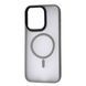 Чехол WAVE Matte Insane Case with Magnetic Ring для iPhone 15 Pro Max Gray 656-07864 фото 1