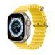 Силіконовий рифлений ремінець Ocean для Apple Watch 38/40/41 mm Жовтий 212-00486 фото 2
