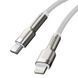 Кабель Baseus Cafule Series Metal Data Cable Type-C to iP PD 20W 2m White CATLJK-B02 фото 5