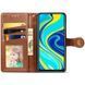 Кожаный чехол-книжка GETMAN Gallant (PU) для Xiaomi Redmi Note 9s / Note 9 Pro / Note 9 Pro Max Brown 777-06563 фото 2