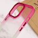 Чохол TPU+PC Fresh sip series для Apple iPhone 13 Pro (6.1") Салатовий / Рожевий 777-06713 фото 4