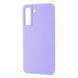 Чохол WAVE Full Silicone Cover для Samsung Galaxy S21 FE (G990B) Light purple 656-07113 фото 1
