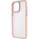 TPU+PC чохол Metal Buttons для Apple iPhone 14 Pro Max (6.7") Рожевий 777-08289 фото 3