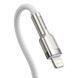 Кабель Baseus Cafule Series Metal Data Cable Type-C to iP PD 20W 2m White CATLJK-B02 фото 4