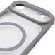 Чохол TPU+PC GETMAN Moon Clear with MagSafe для Apple iPhone 17 Air (6.5") Grey 656-08408 фото 4