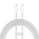 Кабель Baseus Dynamic Series Fast Charging Data Cable Type-C to iP 20W 1m White CALD000002 фото 1