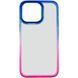 Чехол TPU+PC Fresh sip series для Apple iPhone 14 Pro (6.1") Розовый / Синий 777-06663 фото 2