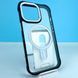 Силиконовый чехол Crystal Clear Drop Resistance with MagSafe для iPhone 14 Pro Черный 214-00314 фото