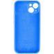 Силиконовый чехол с закрытой камерой для iPhone 14 Surf Blue 666-00826 фото 2