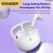 Наушники ESSAGER (цветная коробка) Shining TWS Bluetooth earphones White 656-00902 фото 5