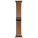 Ремінець Hoco WA34 Basic magnetic buckle silicone leather strap для Apple watch 44/45/46/49mm Brown 212-01845 фото 1