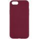 Силіконовий чохол Silk Full Protective для Apple iPhone 6/6s (4.7") Plum 777-10894 фото