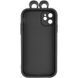 Чохол TPU Toys Case with Ears для Apple iPhone 12 (6.1") Black 208-05395 фото 3