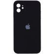 Силіконовий чохол з квадратними бортиками для iPhone 11 Black