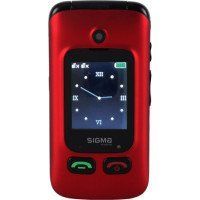 Мобильный телефон Sigma Comfort 50 Shell Duo Type-C Red Black (4827798212516) 898-4827798212516 фото