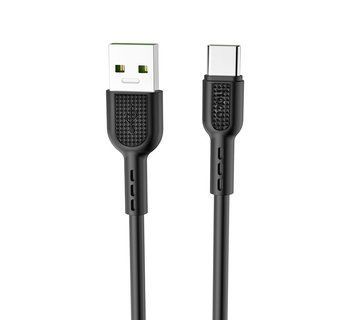 Кабель HOCO X33 Type-C 5A Surge charging data cable Black 6931474706119 фото