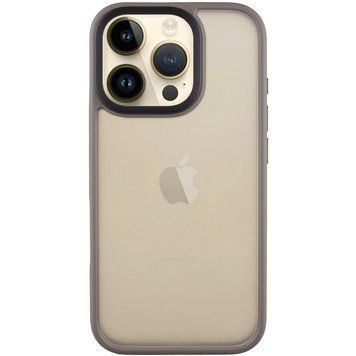 TPU+PC чохол Metal Buttons для Apple iPhone 16 Pro Max (6.9") Сірий 777-08240 фото