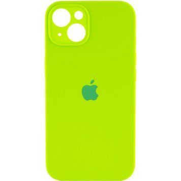 Силиконовый чехол с закрытой камерой для iPhone 13 Light Green 208-00738 фото