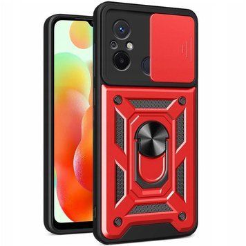Ударостійкий чохол Camshield Serge Ring для Xiaomi Redmi 12C Red 777-04510 фото