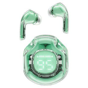 Наушники ACEFAST T8 Crystal color (2) bluetooth earbuds Mint Green 656-00843 фото