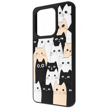 Чехол Wave Doodle Case для Xiaomi Redmi Note 13 4G Cats 777-03801 фото