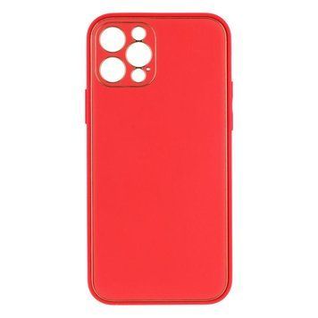 Чохол Leather Gold with Frame для iPhone 12 Pro Red 207-00369 фото