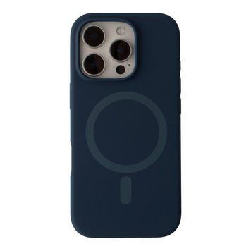 Чохол Glow Silicone Case with Magsafe для iPhone 16 Pro Max Dark blue 214-03964 фото
