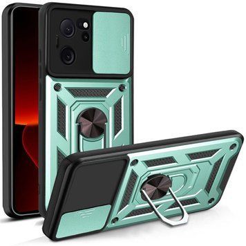 Ударопрочный чехол Camshield Serge Ring для Xiaomi 13T / 13T Pro Green 777-04448 фото