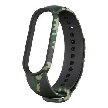 Ремешок для Xiaomi Mi Band 5/6/7 Camouflage Green 212-02528 фото