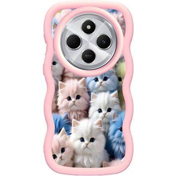 Чехол TPU Cloudy Pictures для Xiaomi Redmi 14C / A4 5G / Poco C75 4G/5G Kittens 555-01248 фото