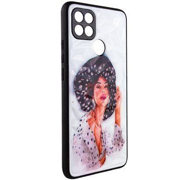TPU+PC чехол Prisma Ladies для Oppo A15s / A15 Girl in a hat 777-07163 фото