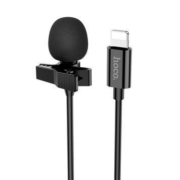 Мікрофон петличний Hoco L14 Lightning (2m) Black ILSO-00000062836-1 фото