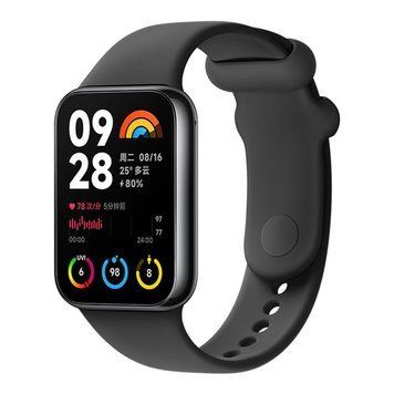 Ремешок для Xiaomi Mi Band 8 Pro/Mi Band 9 Pro/Redmi Watch 4 Silicone Black 212-02578 фото