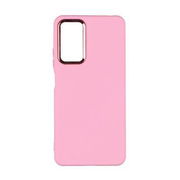 Чохол Silicone Cover Metal frame для Xiaomi Redmi Note 11 Pro 4G/5G / 12 Pro 4G Light pink 208-03495 фото