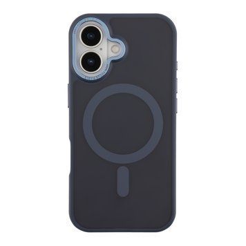 Чохол TPU+PC Goldencis Matte with MagSafe для iPhone 17 Dark Blue 2020000496724 фото