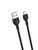 Кабель для заряджання та передачі даних XO-NB200 USB to Micro USB Чорний 1 м 209-00059 фото