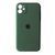 Силіконовый чохол з закритою камерою для iPhone 12 Pine Green 208-00794 фото
