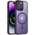 TPU+PC чохол Metal Buttons with MagSafe Colorful для Apple iPhone 13 Pro Max (6.7") Dark Purple 555-03082 фото