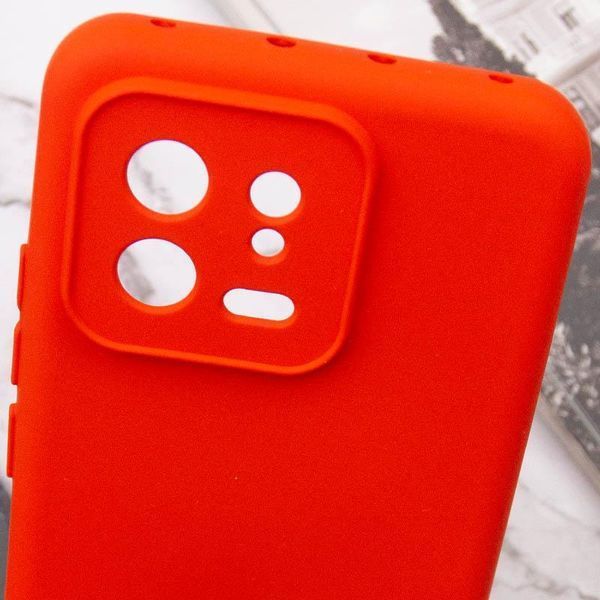 Чохол TPU GETMAN Liquid Silk Full Camera для Xiaomi 13 Pro Червоний / Red ILSO-00000081489-5 фото
