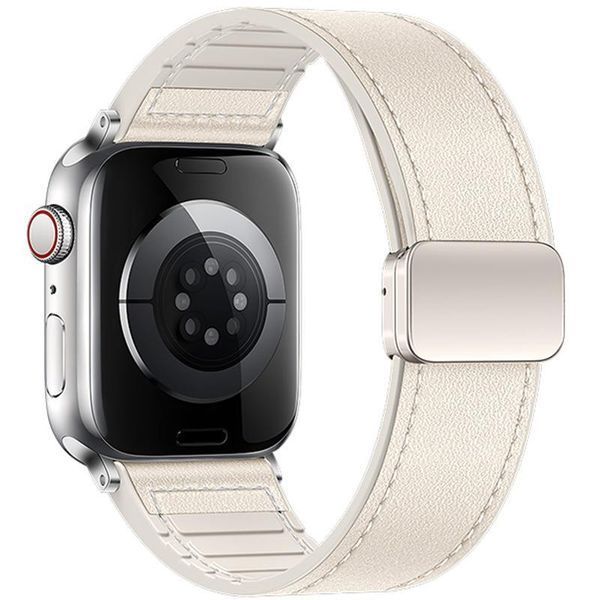 Ремінець Hoco WA34 Basic magnetic buckle silicone leather strap для Apple watch 44/45/46/49mm Star Color 212-01846 фото