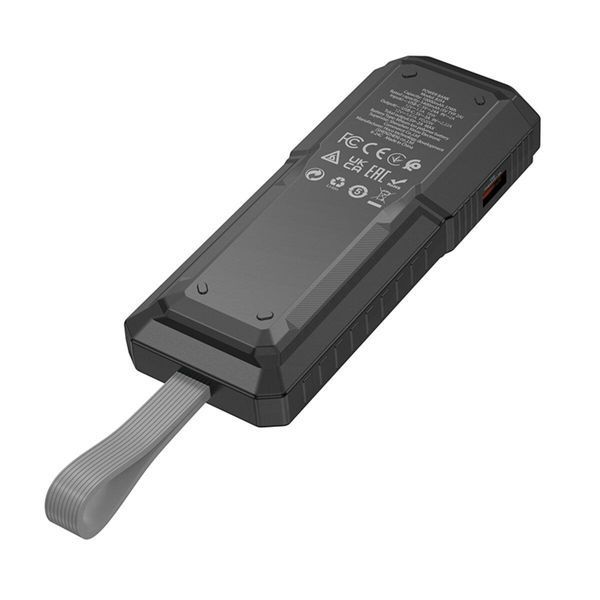 Зовнішній акумулятор BOROFONE BJ54 Graceful 22.5W+PD20W fully compatible flashlight power bank (10000mAh) 656-01148 фото