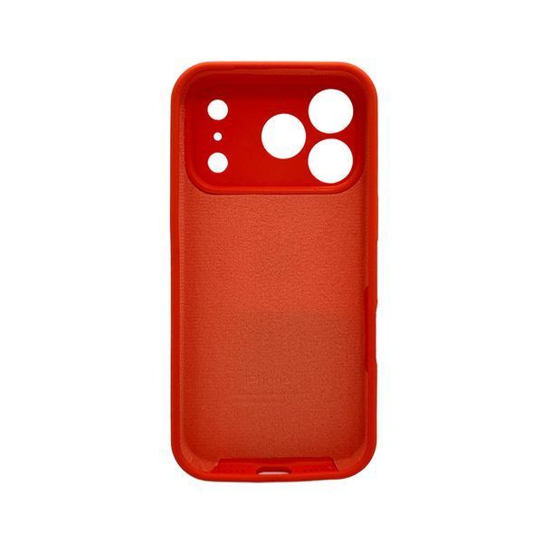 Силиконовый чехол с закрытой камерой для iPhone 17 Pro Apricot 666-04232 фото