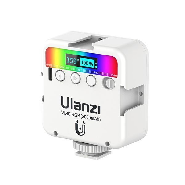 Видеосвет Ulanzi VL49 Rechargeable Mini RGB Light 6W White (2586) 2586 фото