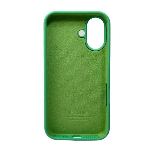 Силиконовый чехол для iPhone 16 Spearmint 666-01189 фото