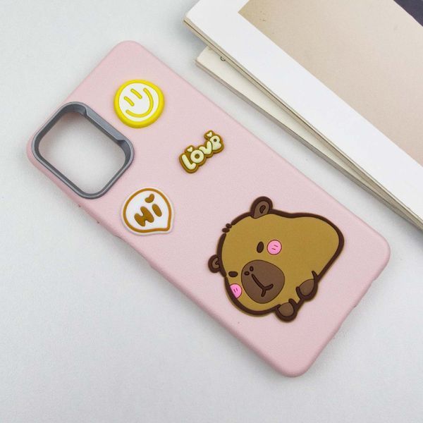 Чохол TPU Leather Toys для Samsung Galaxy A06 Capybara / Pink 555-00940 фото